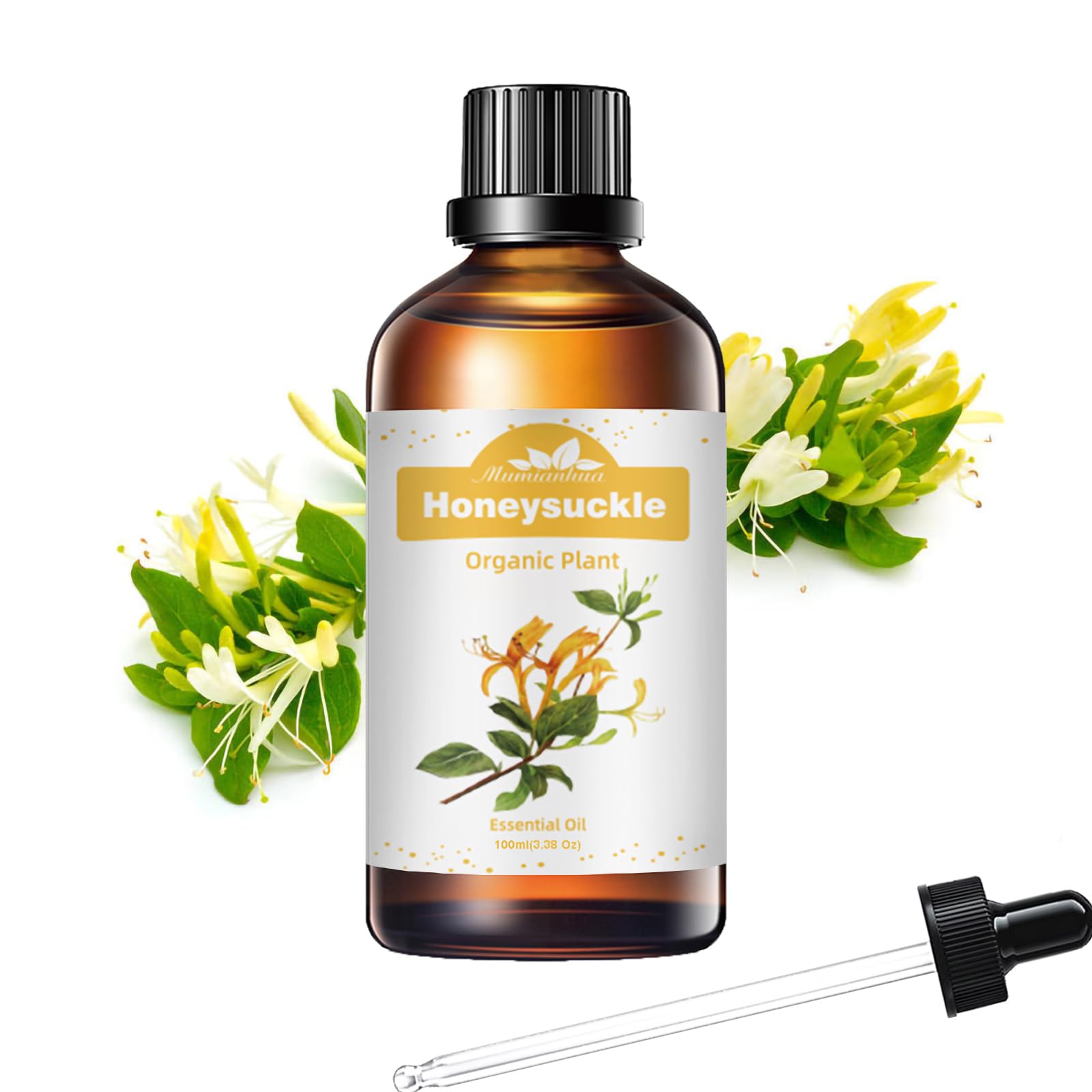 Mumianhua Madreselva, frasco de aceite esencial, aroma floral suave para difusor.