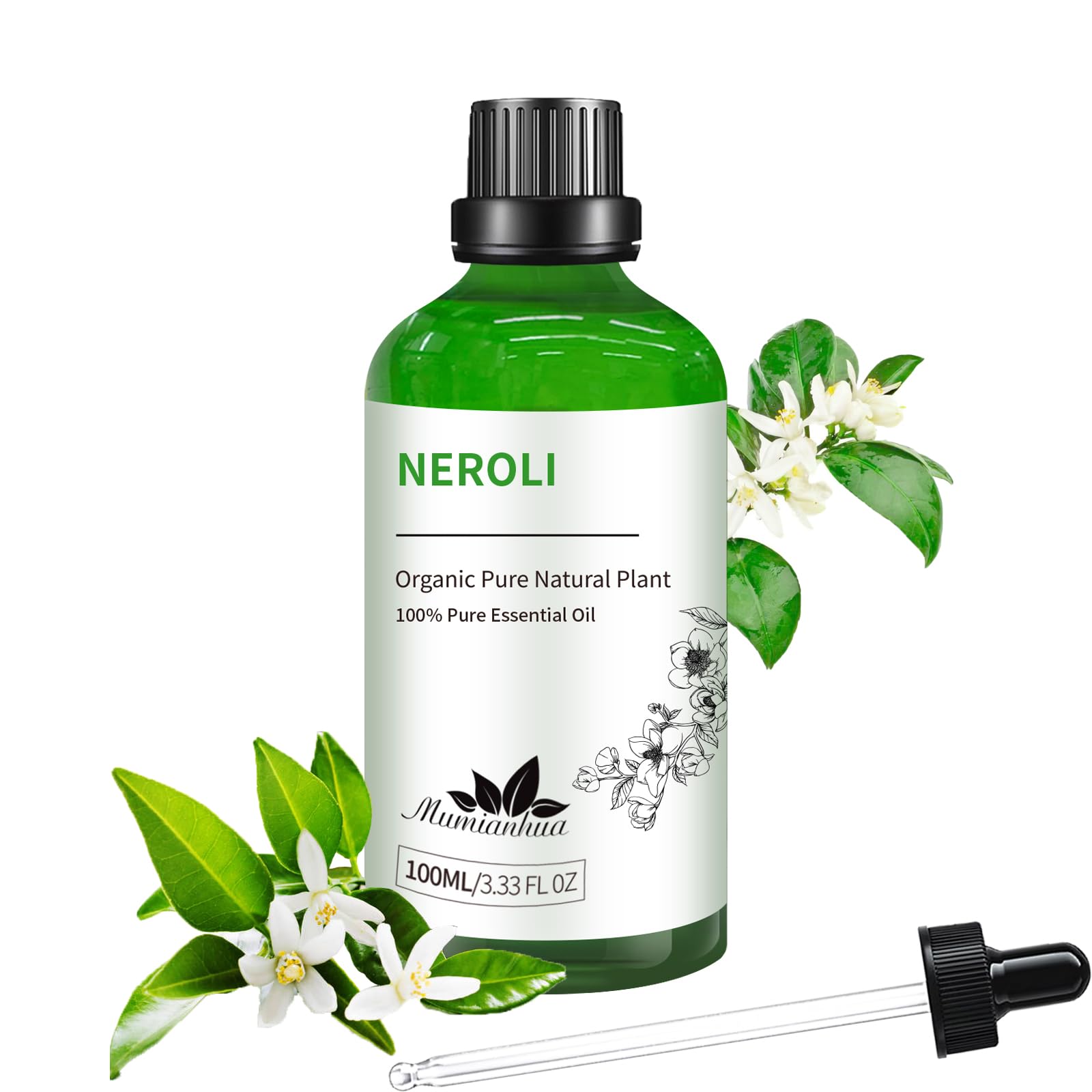 Mumianhua Neroli: botella de aceite esencial para difusor y ambientación floral