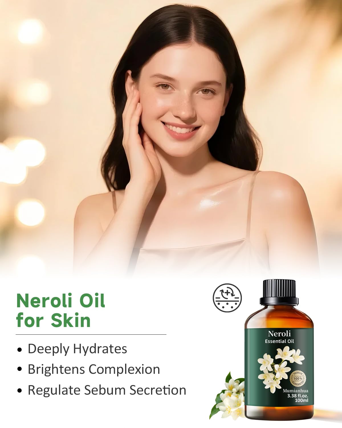 Mumianhua Neroli: spray para habitación con fragancia suave y revitalizante