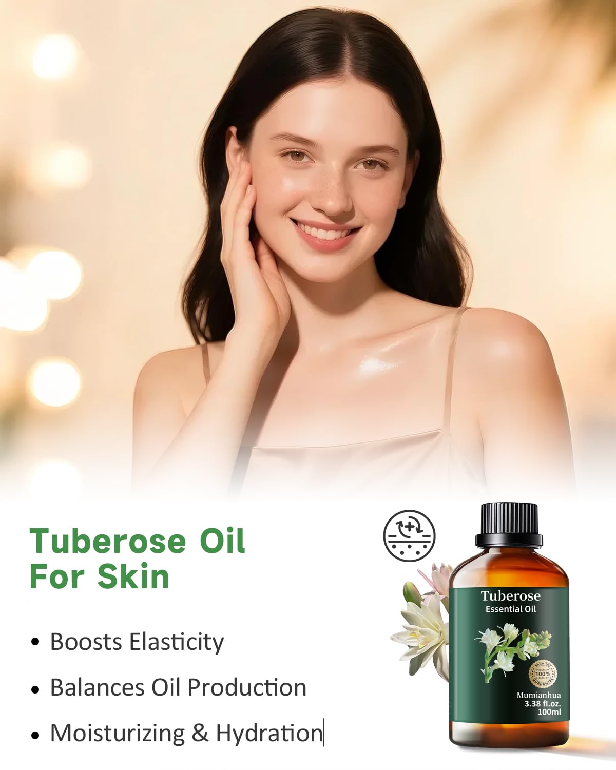 Mumianhua Tuberosa para difusor, transforma el ambiente en calma elegante.