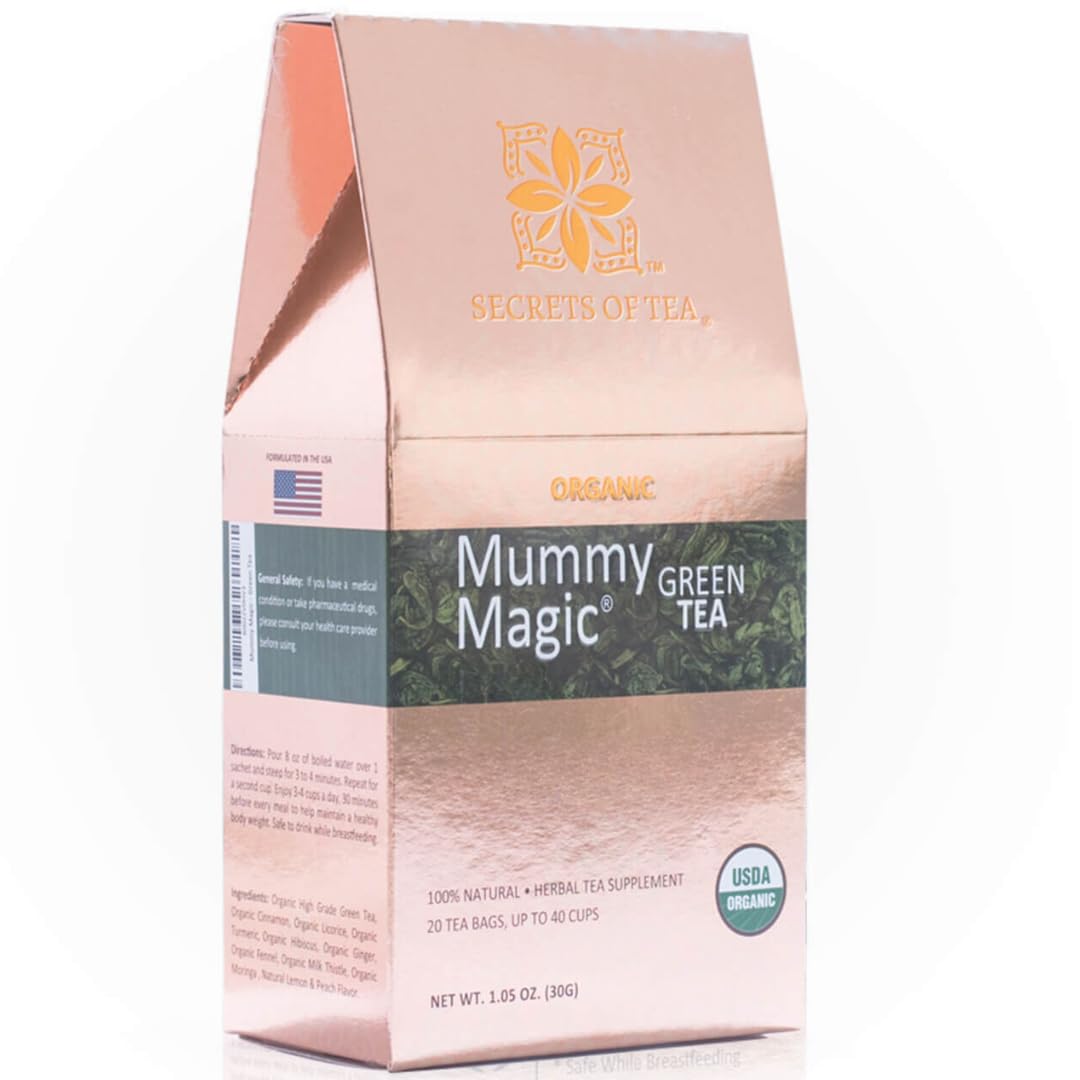 Mummy Magic Slim Tea: bolsas de té orgánico para un ritual relajante y energía suave