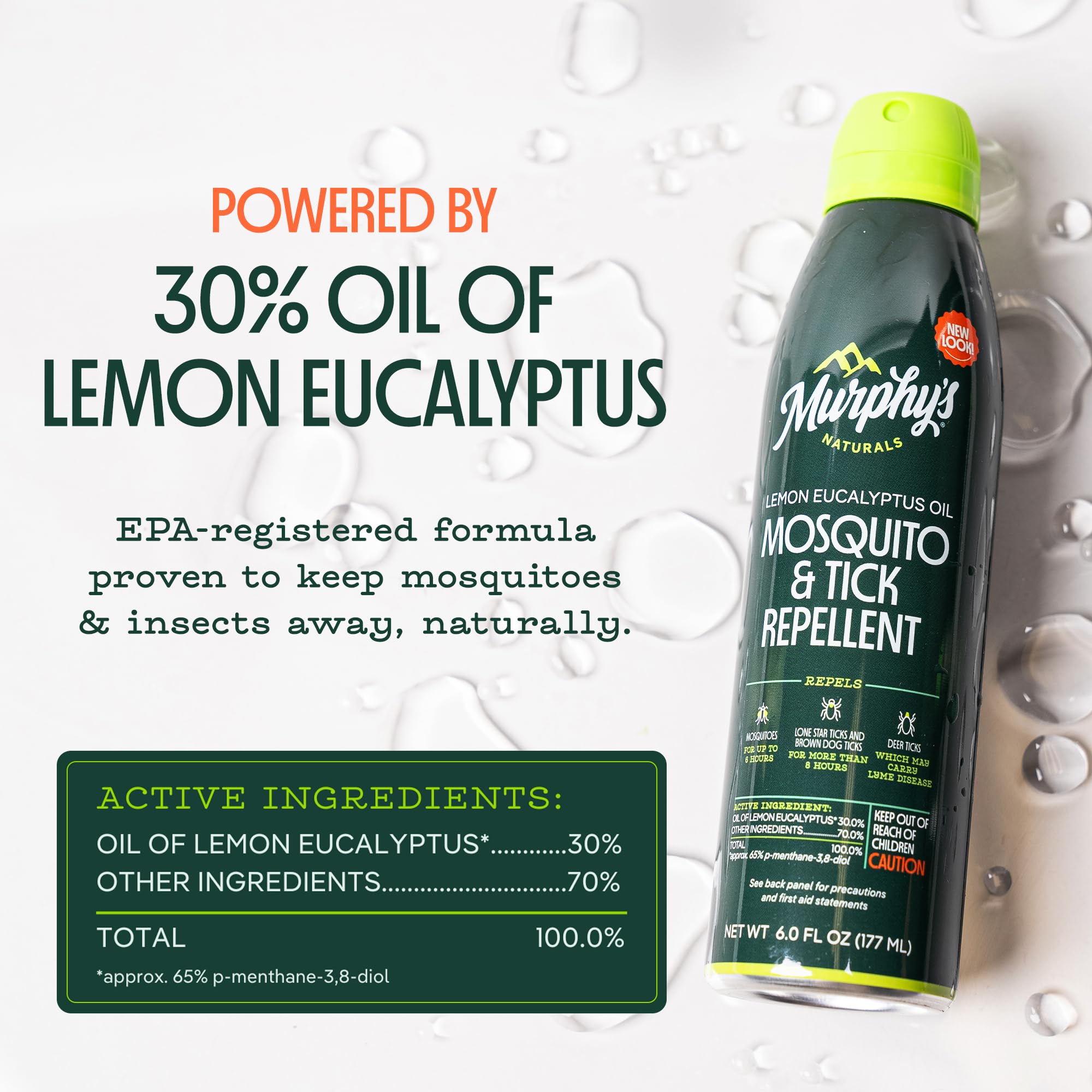 Empaque doble de Murphy's Naturals, dos botellas de 6 oz listas para viajar