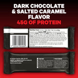 Barra MUSASHI sabor chocolate oscuro ideal como snack proteico.
