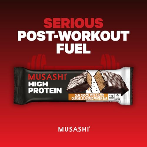 Barra MUSASHI producción en Nueva Zelanda con ingredientes premium.