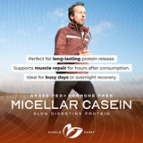 Muscle Feast Casein vainilla recuperación nocturna durante el descanso