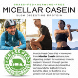 Muscle Feast Casein vainilla textura cremosa para consumo nocturno