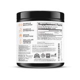Ingredientes veganos: creatina pura apta para dietas sin gluten y keto.