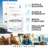 Muscle Feast Creapure: potencia la masa muscular y la recuperación.