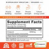 Muscle Feast Creapure polvo micronizado, se disuelve fácilmente en bebidas.