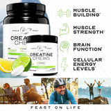 Muscle Feast gomitas creatina energía y rendimiento para sesiones exigentes