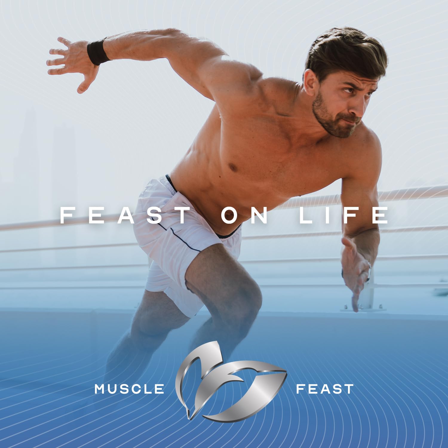 Muscle Feast HBCD preparado en bebida rápida para energía sostenida