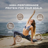 Muscle Feast Isolate de Pasto etiqueta renovada, diseño moderno.