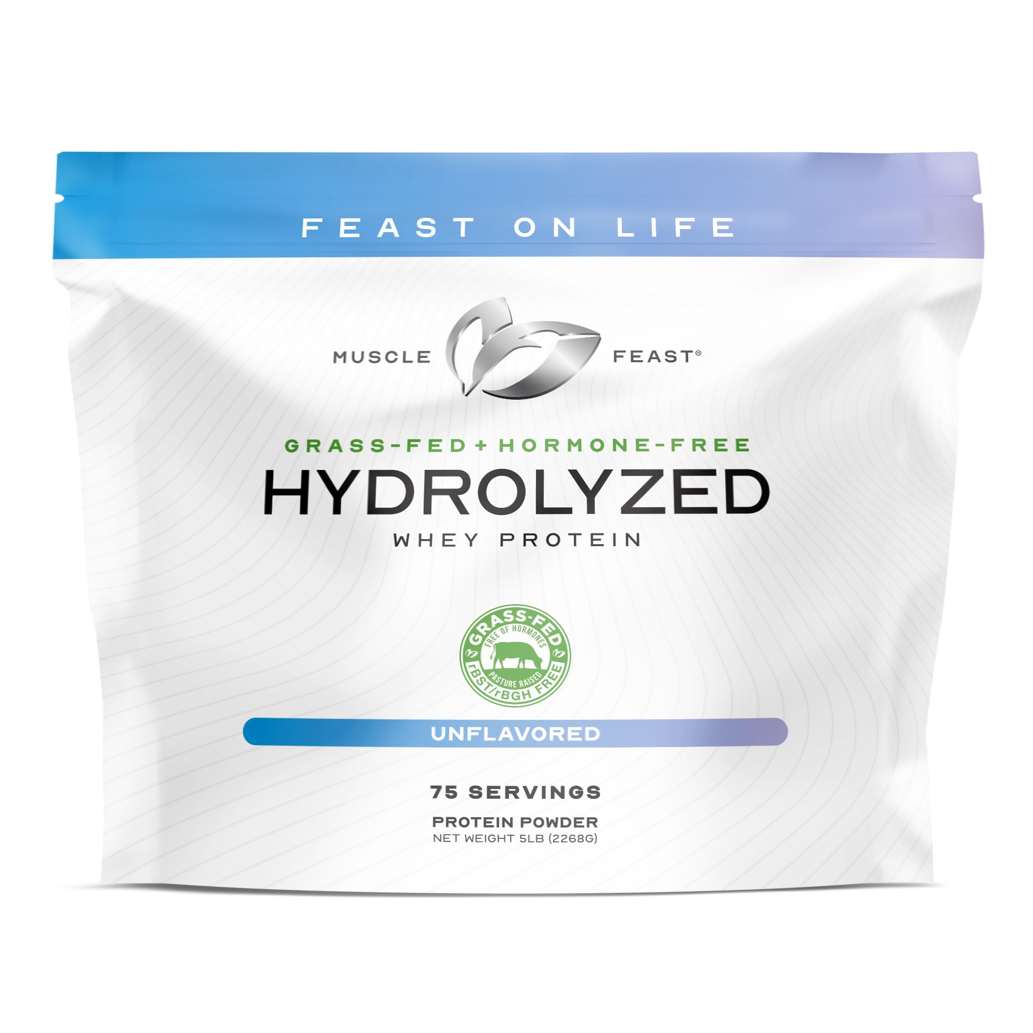 Muscle Feast poliva hidrolizada de suero en bote con absorción rápida para recuperación