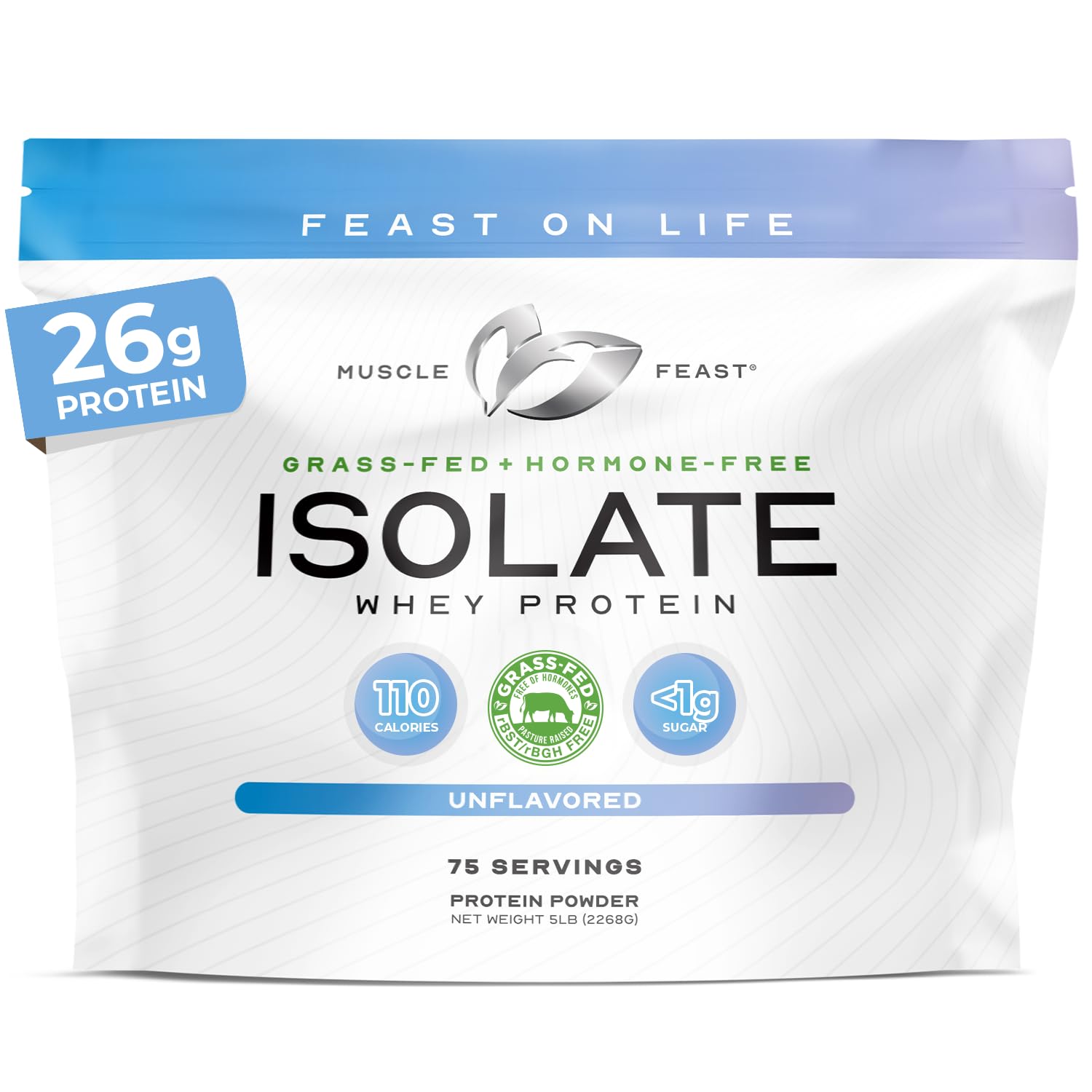 Muscle Feast proteina aislada de suero de pastura para batidos diarios