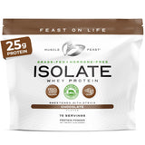 Muscle Feast Whey Isolate pote chocolate, recarga energía después del entrenamiento