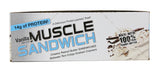 Muscle Foods Muscle Sandwich Vanilla snack rápido para merienda o viaje.
