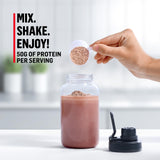 Proteína 50 g por porción para apoyar la masa muscular.