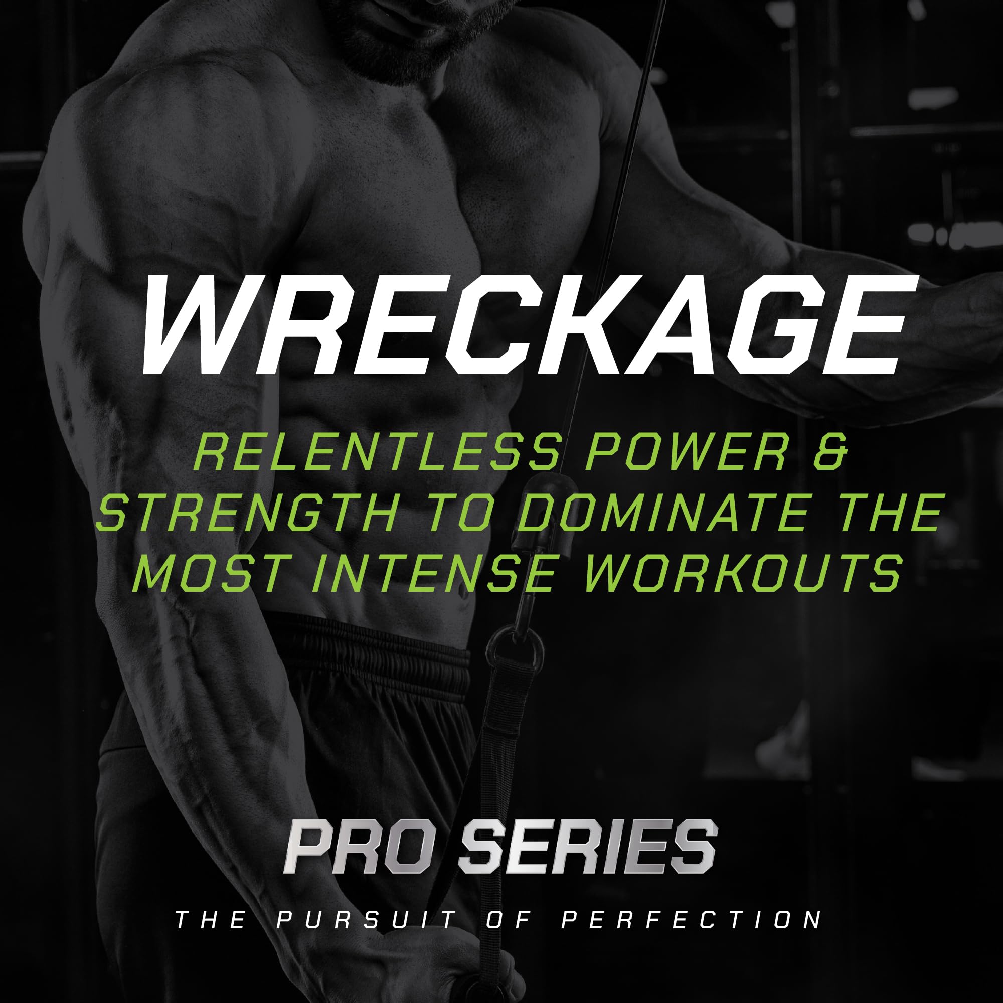 MusclePharm WRECKAGE: cafeína para energía y enfoque durante el entrenamiento