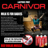 MuscleMeds Carnivor RTD: sabor vainilla cupcake, ideal tras entrenar.