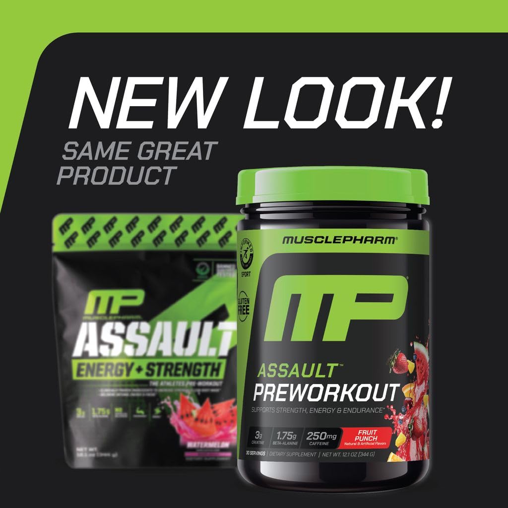 MusclePharm Assault, cuchara de dosificación para medir rápidamente resultados consistentes