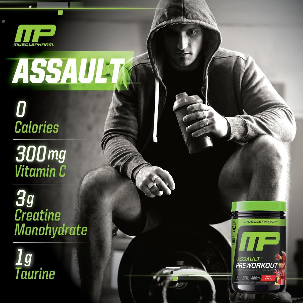 MusclePharm Assault, etiqueta de ingredientes para conocer la fórmula