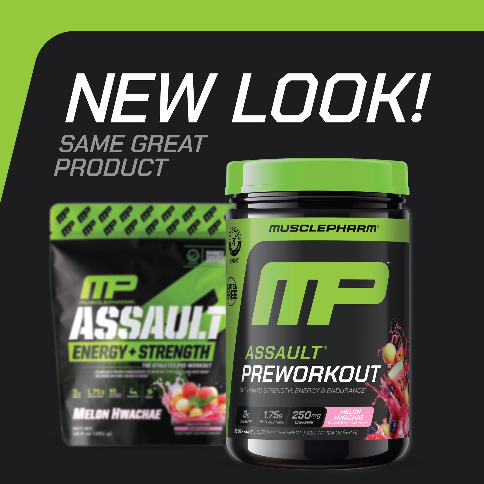 MusclePharm Assault: ingrediente beta-alanina para mayor resistencia durante el entreno.