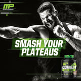 Imagen que ilustra digestión rápida y bajo contenido de carbohidratos en MusclePharm Combat.