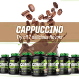 Producto sin gluten de MusclePharm Combat 100% Whey para dietas específicas.