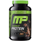 MusclePharm Combat Protein Chocolate Polvo para entrenamientos intensos y recuperación.