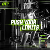 Proteínas de cinco fuentes en MusclePharm Combat Protein para aminoácidos diversos.