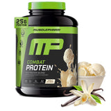 MusclePharm Combat Protein con sabor vainilla, ideal para empezar entreno