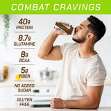 MusclePharm Combat Ready, gráfico de 5 g de fibra para saciedad