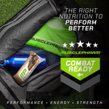 MusclePharm Combat Sport Bar bocado conveniente para snack entre comidas.