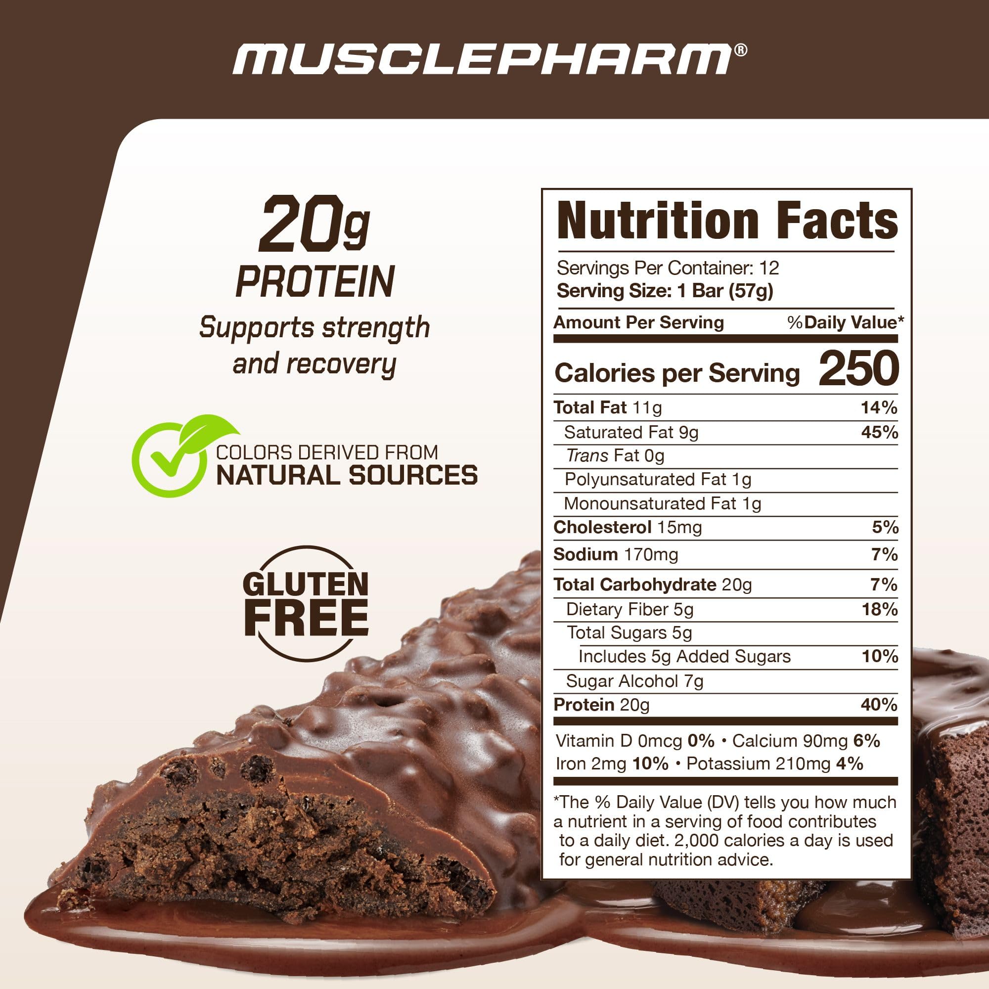 MusclePharm Combat Sport Bar textura crujiente, ideal como snack pre-entrenamiento.