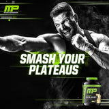MusclePharm Combat Whey sabor platano, mezcla facil para pre o post entrenamiento