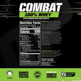 MusclePharm Combat Whey batido rápido de mezcla suave para entreno intenso