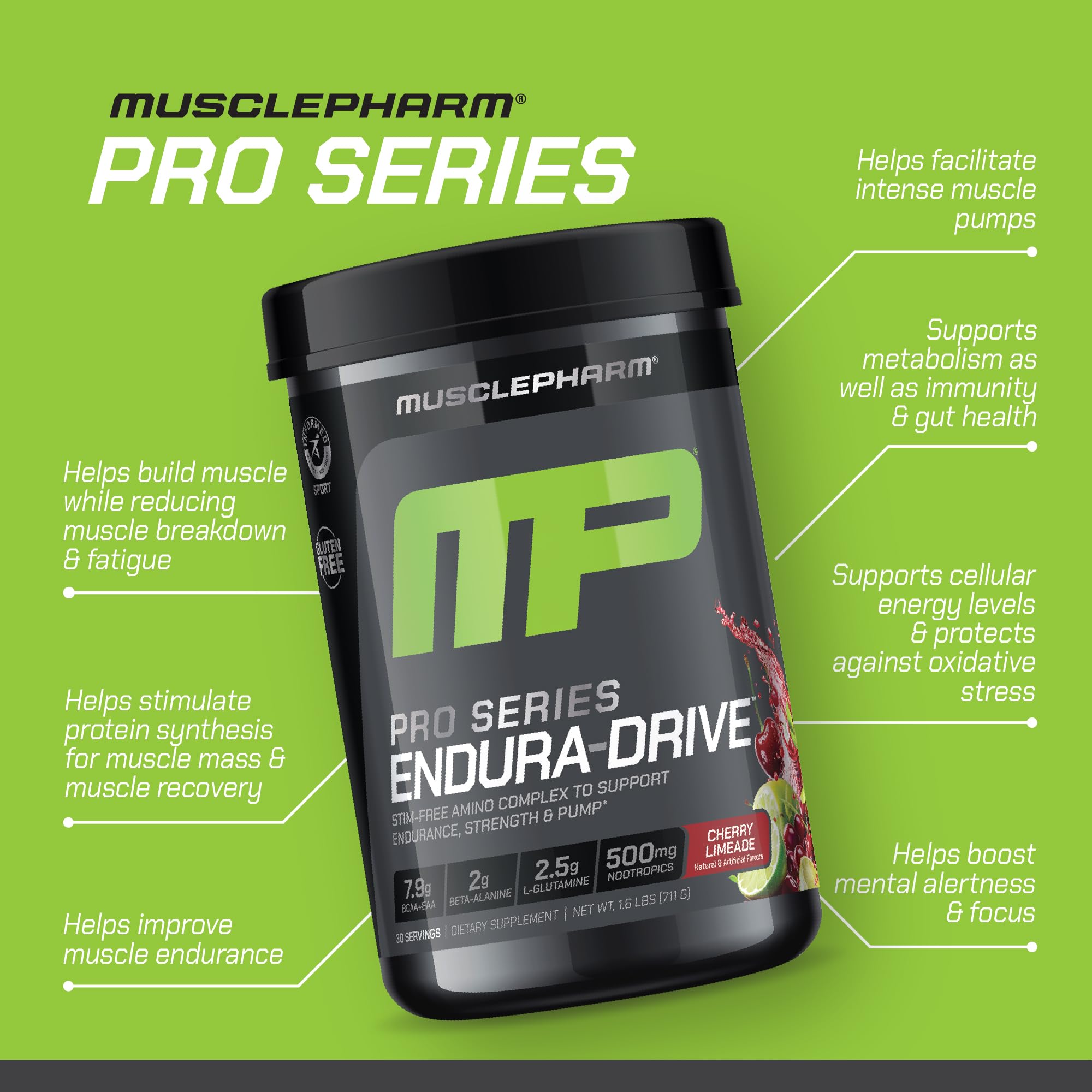 MusclePharm Endura-Drive: medidor de porciones para dosificar con precisión