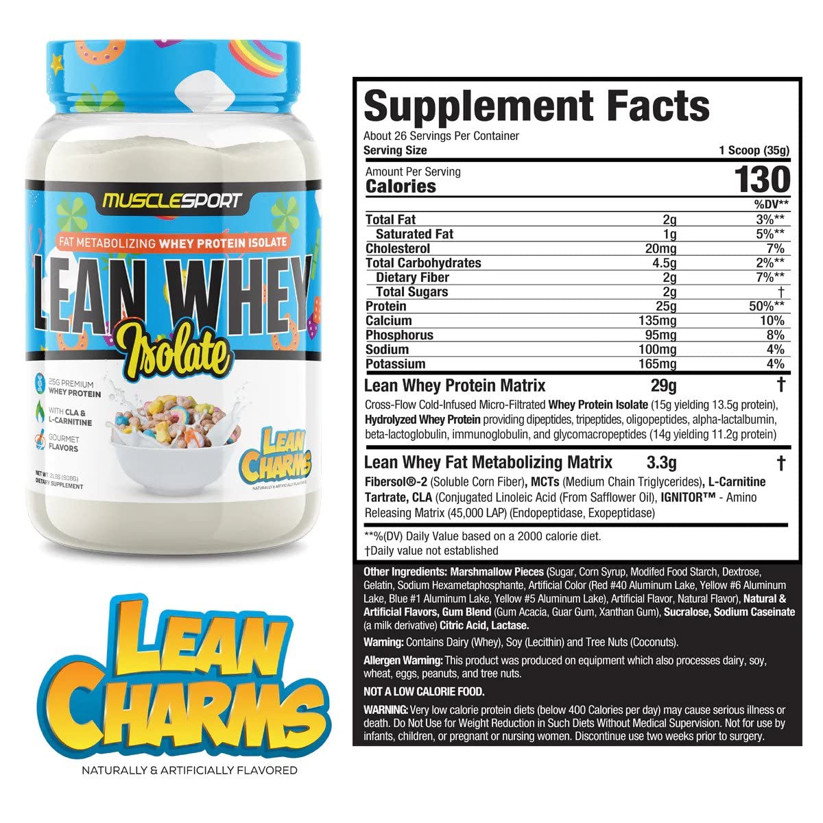MuscleSport Lean Whey Revolution, variedad de sabores, realza la experiencia de tu rutina.