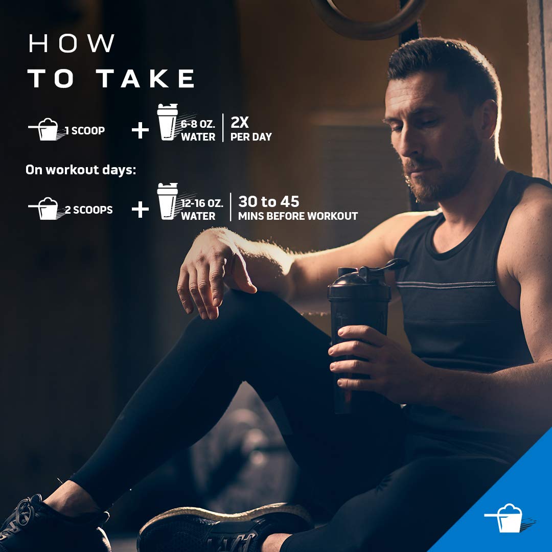 Sesión de entrenamiento con MuscleTech Cell-Tech Creactor durante el gimnasio