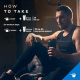 Sesión de entrenamiento con MuscleTech Cell-Tech Creactor durante el gimnasio