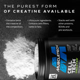 Polvo fino de MuscleTech Cell-Tech Creactor Fruta Punch listo para mezclar