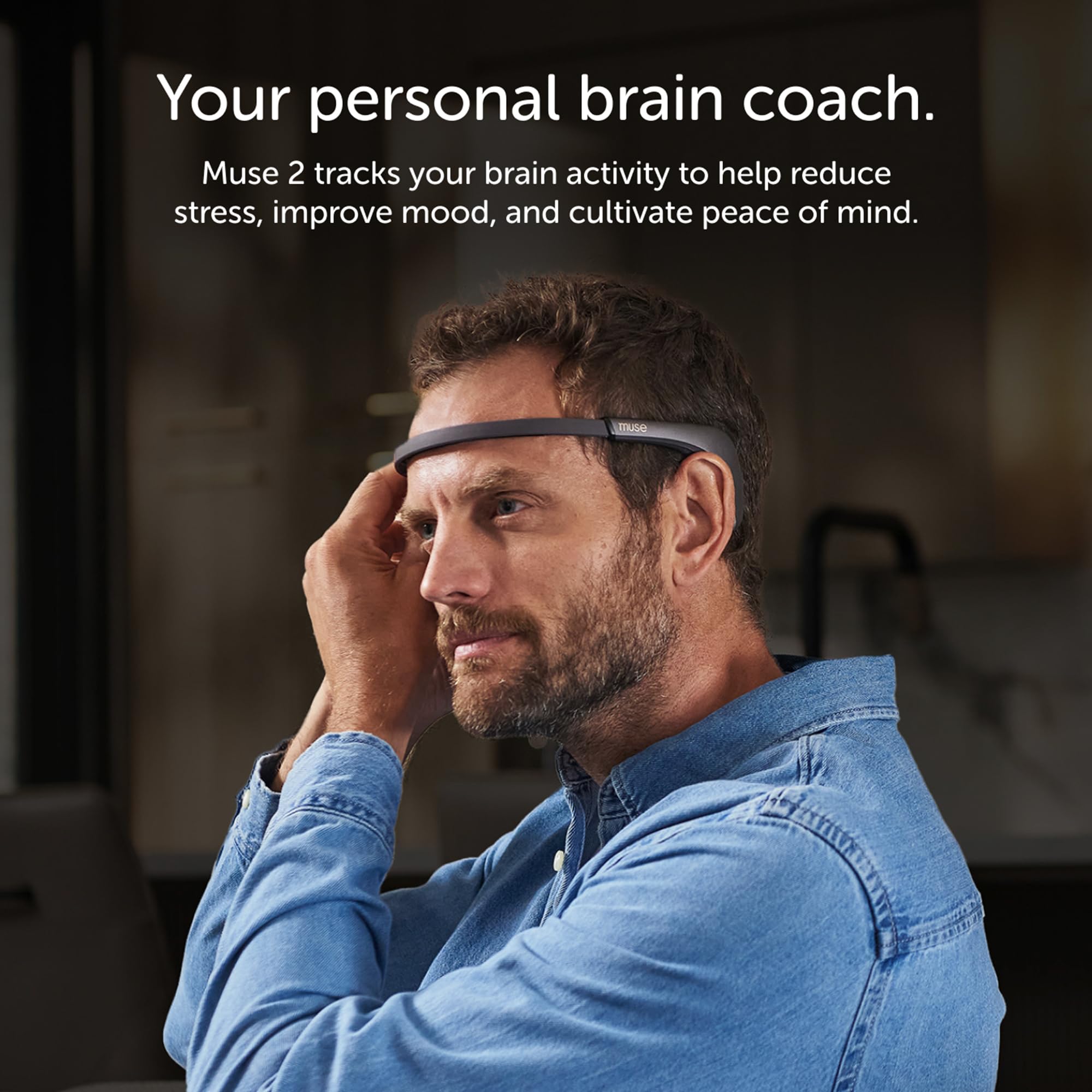 MUSE 2 sensores EEG ofrecen datos en tiempo real para concentración.