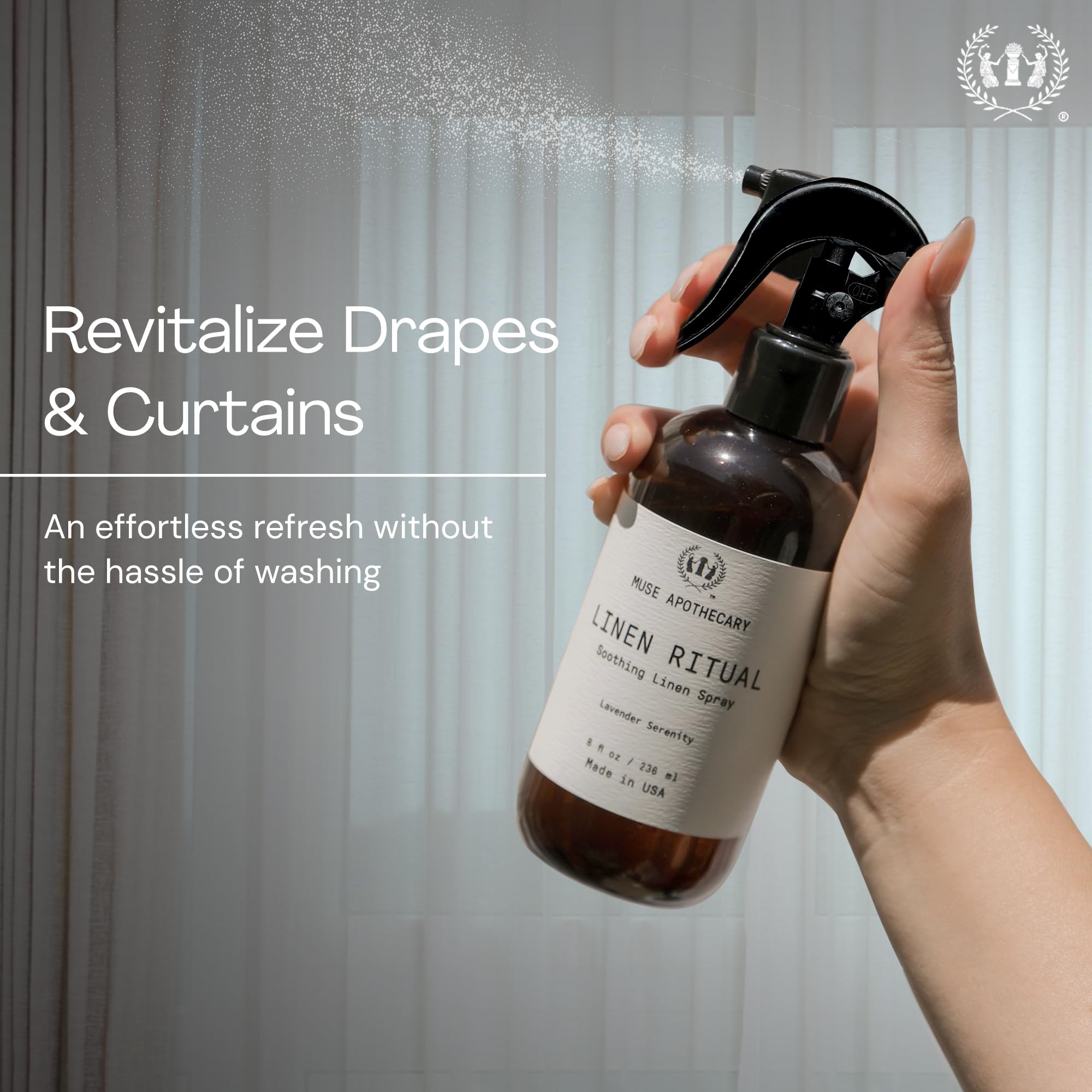 Muse Apothecary atomizador para textiles: deja la ropa de cama fresca