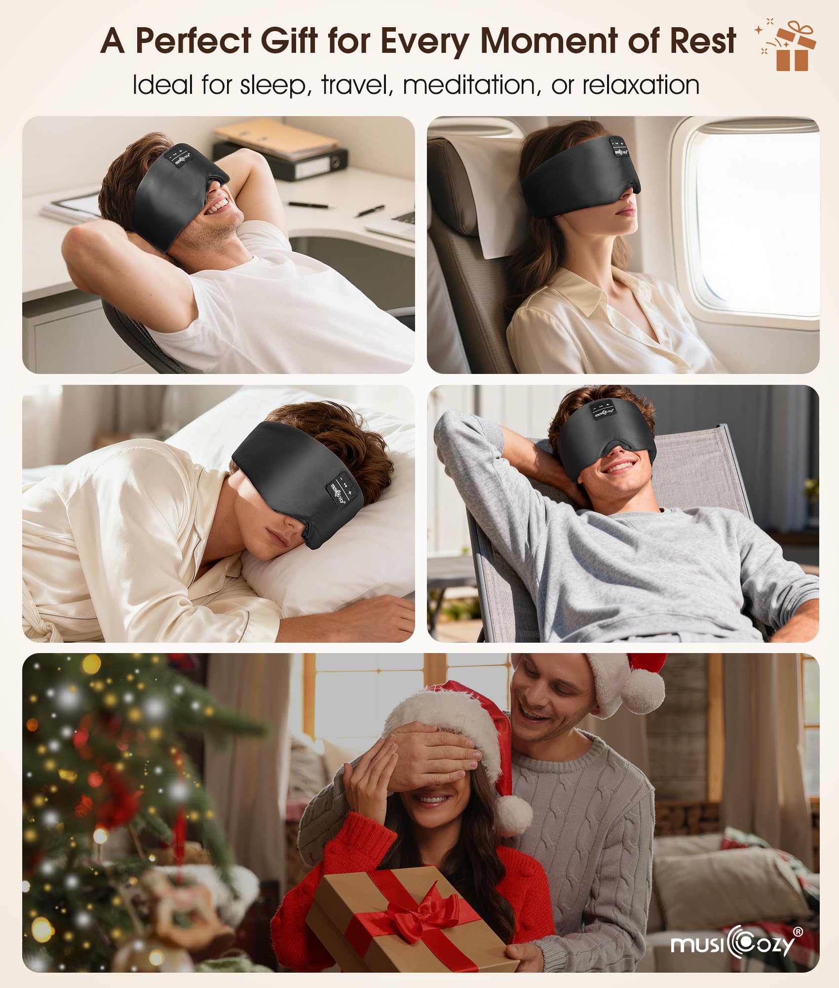 Musicozy experiencia de sueño mejorada con audio relajante