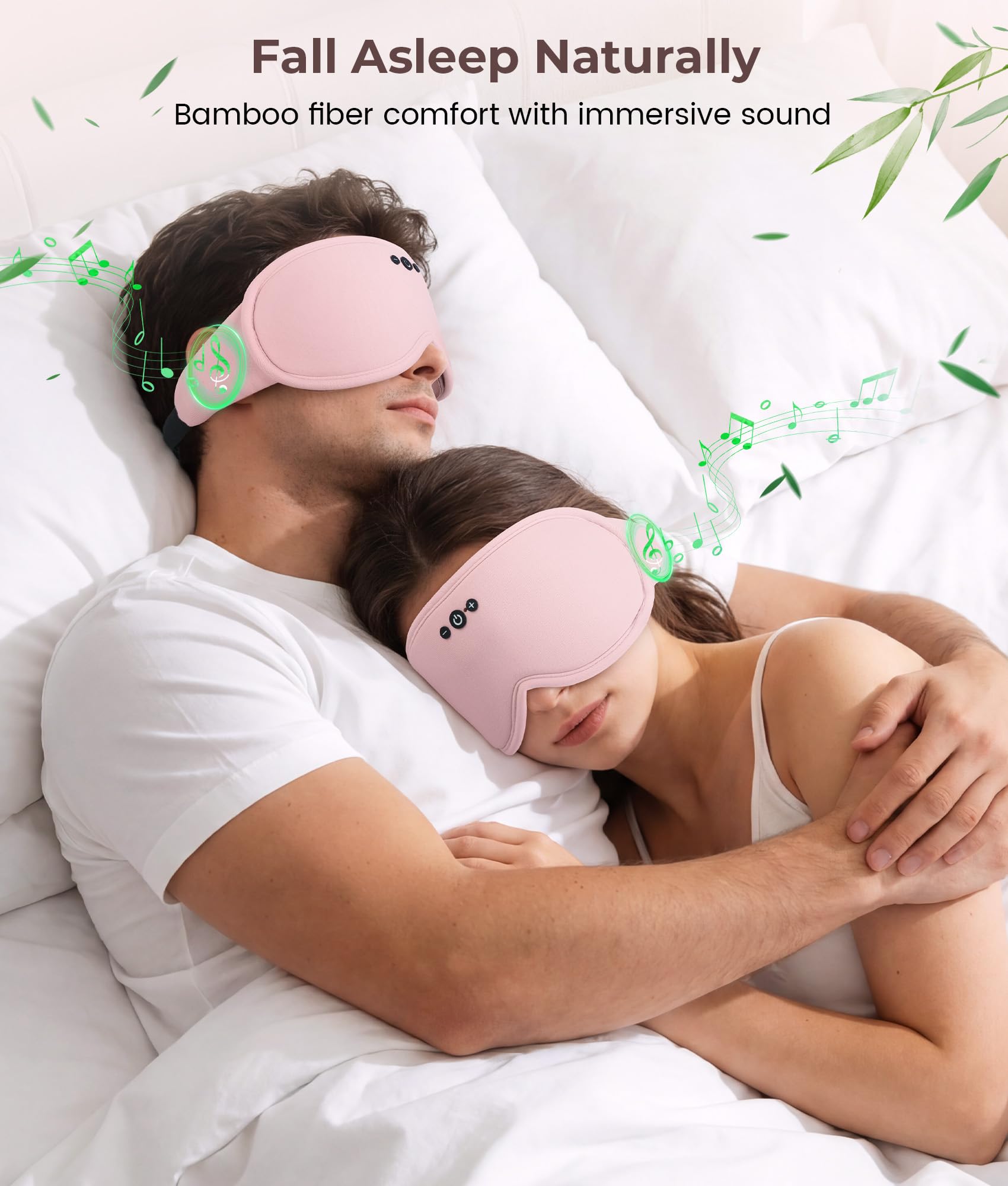 MUSICOZY audifonos-bluetooth ultradelgados para escuchar sin presión en las orejas.