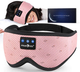 Musicozy Auriculares Bluetooth para dormir de lado ofrecen bloqueo de luz y sonido privado