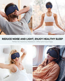 Musicozy confort con tela terciopelo y banda ajustable para dormir