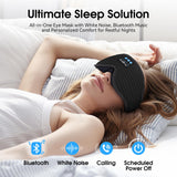 MUSICOZY diseño ergonómico para dormir, oscurece la visión.