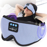 MUSICOZY máscara dormir inalámbrica para descanso cómodo.