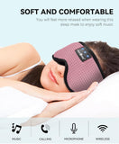 MUSICOZY mascarilla para dormir con auriculares, enfoque mascarilla-dormir, bloqueo de ruidos para noches tranquilas